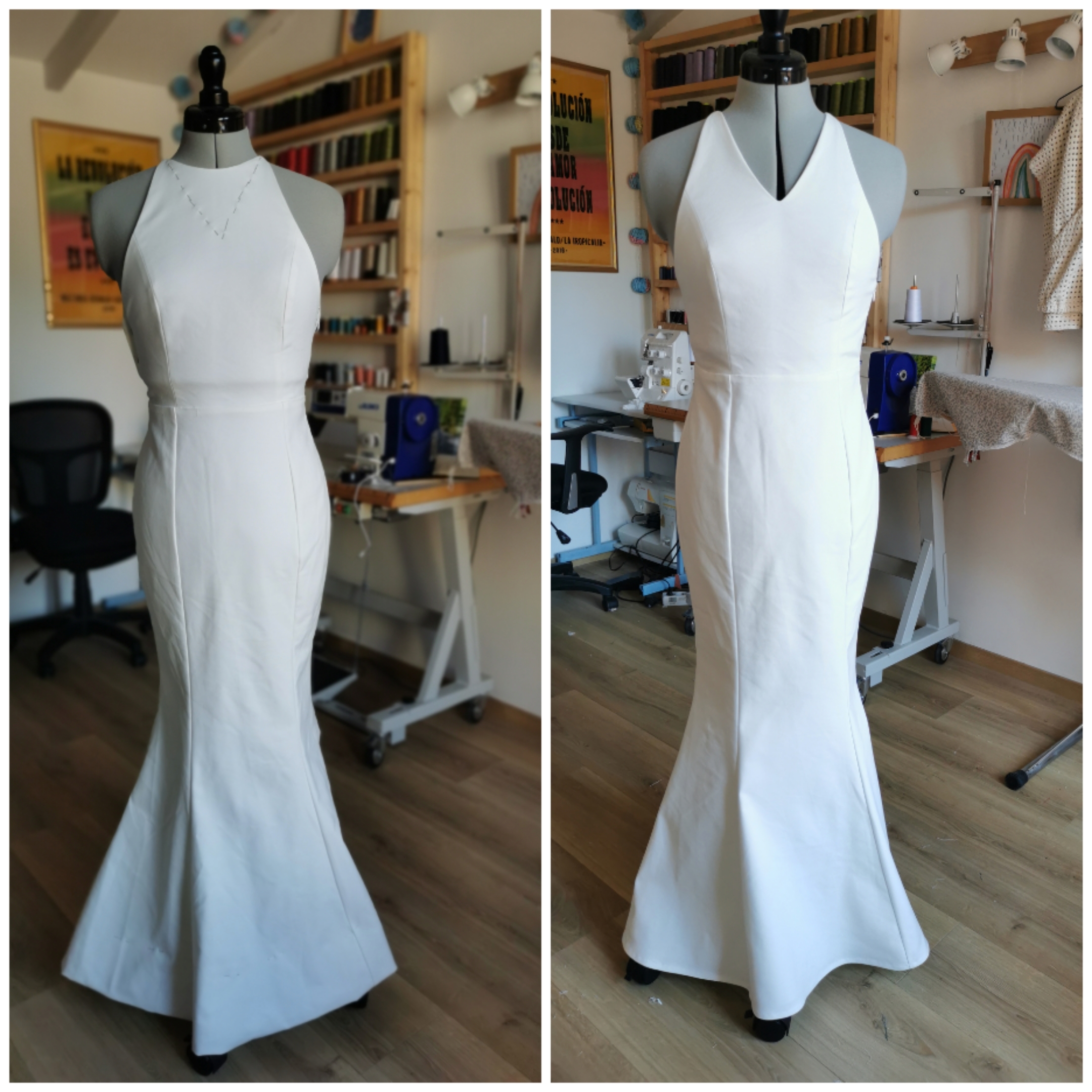 Transformation robe de mariee