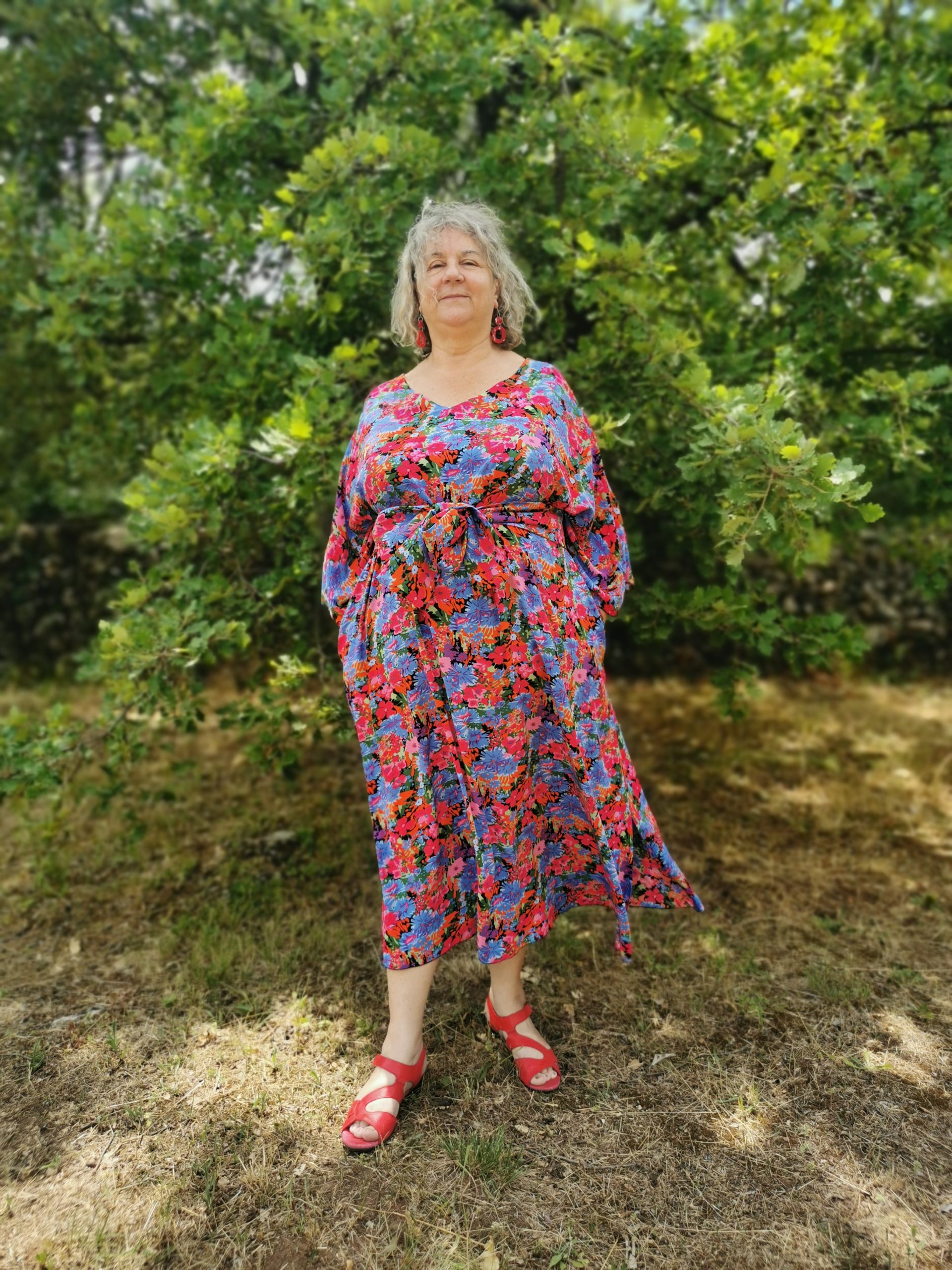 Robe fluide fleurie