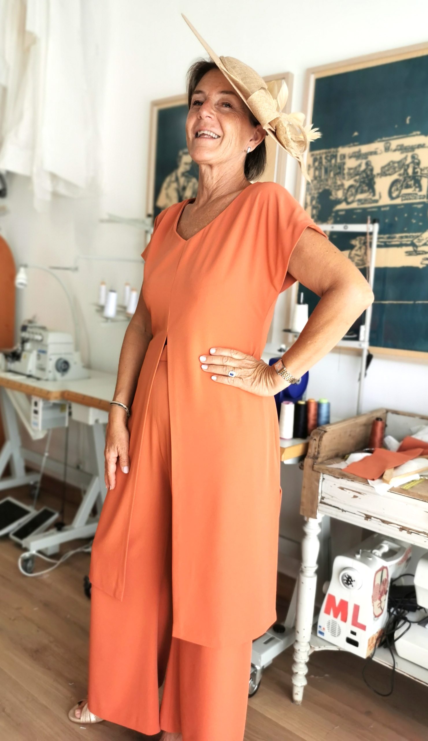 tenue de cérémonie terracotta