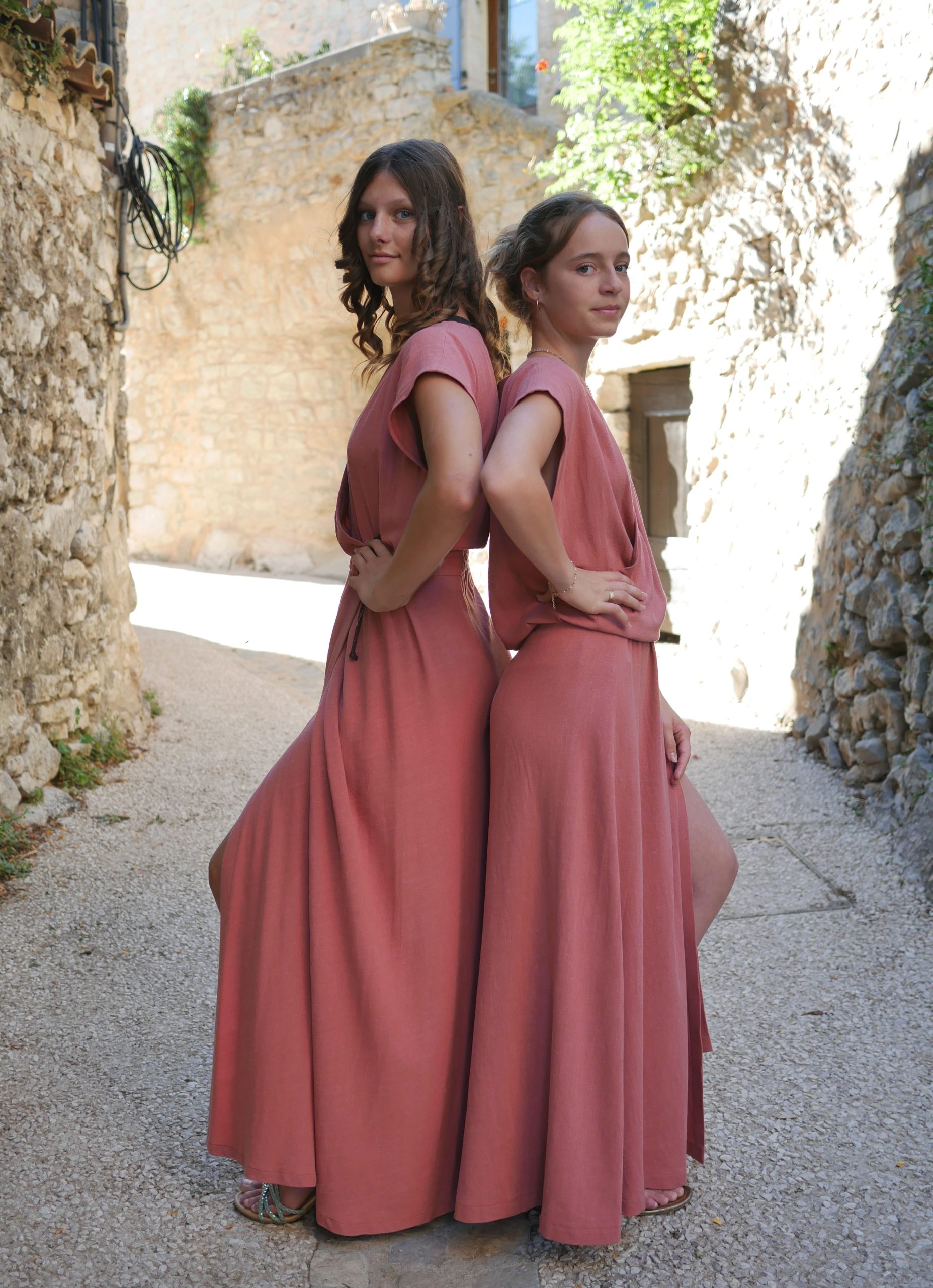 Robe Mariposa, Jupe Mariposa et Top Mariposa terracotta